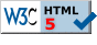 W3C validator checked this document with an experimental feature: HTML5 Conformance Checker. The badge is not official, sorry!